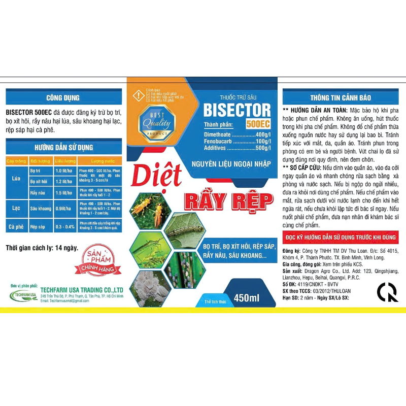 Thuốc trừ sâu BISECTOR 500EC0