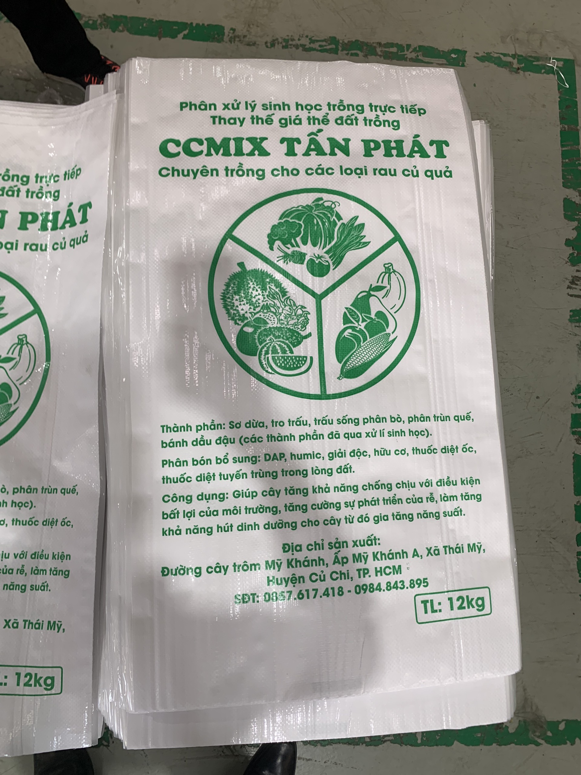 Phân hỗn hợp trồng rau củ quả0